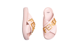 FENDI MULE FENDIGRAPHY ROSE - 35 BR