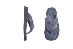 THE ROW GINZA FLIPFLOP DENIM BLACK - 36 BR