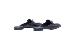 HERMÈS MULE OZ GOATSKIN NOIR - 36 BR