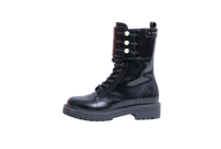 DIOR BOOTS D-STRIKE FAUX PEARL ACCENTS B - 37 1/2 BR