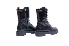 DIOR BOOTS D-STRIKE FAUX PEARL ACCENTS B - 37 1/2 BR