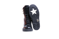DIOR BOOTS D-STRIKE FAUX PEARL ACCENTS B - 37 1/2 BR