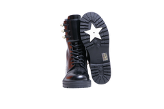 DIOR BOOTS D-STRIKE FAUX PEARL ACCENTS B - 37 1/2 BR