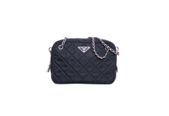 PRADA NYLON QUILTED CROSSBODY BLACK