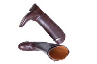 HERMÈS BOOT JUMPING BOX CALFSKIN BORDEAUX - 36.5 BR