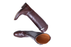 HERMÈS BOOT JUMPING BOX CALFSKIN BORDEAUX - 36.5 BR