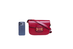 GUCCI HORSEBIT 1955 MEDIUM LEATHER RED