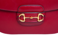 GUCCI HORSEBIT 1955 MEDIUM LEATHER RED