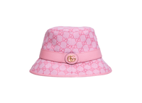 GUCCI BUCKET HAT GG CANVAS PINK
