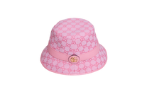 GUCCI BUCKET HAT GG CANVAS PINK