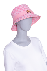 GUCCI BUCKET HAT GG CANVAS PINK
