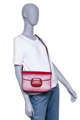 GUCCI HORSEBIT 1955 MEDIUM LEATHER RED