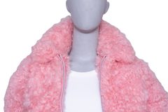 BOTTEGA JACKET SHEARLING PINK