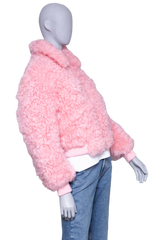 BOTTEGA JACKET SHEARLING PINK