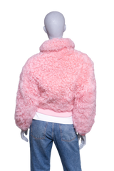BOTTEGA JACKET SHEARLING PINK