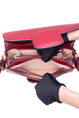 GUCCI HORSEBIT 1955 MEDIUM LEATHER RED