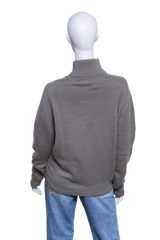 HERMÈS SWEATER TURTLENECK WITH BUCKLE DETAIL OLIVE GREEN