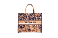 DESAPEGO JUJU NORREMOSE DIOR BOOK TOTE EMBROIDERED LARGE ANIMALS MONKEY PERSONALIZADA C/NOME