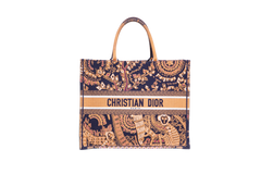 DESAPEGO JUJU NORREMOSE DIOR BOOK TOTE EMBROIDERED LARGE ANIMALS MONKEY PERSONALIZADA C/NOME