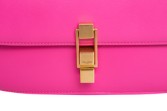 YSL CARRÉ SHOULDER BAG LEATHER PINK