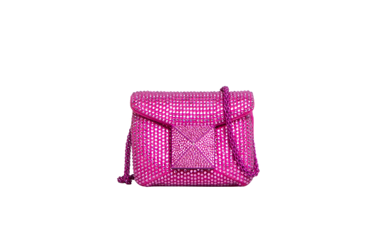 DESAPEGO JUJU NORREMOSE VALENTINO ONE STUD MINI PINK CRYSTALS