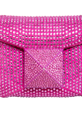 DESAPEGO JUJU NORREMOSE VALENTINO ONE STUD MINI PINK CRYSTALS