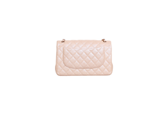 CHANEL CLASSIC DOUBLE FLAP CAVIAR JUMBO PEARLY BEIGE