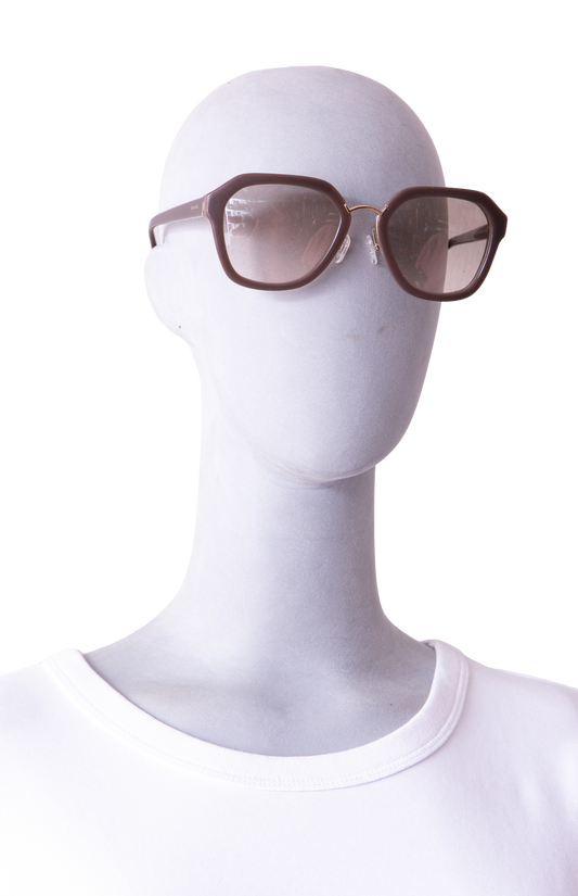PRADA CINEMA GEOMETRIC ACETATE GREY