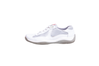 PRADA SNEAKER AMERICA'S CUP BIKER WHITE ARGENTO - 40 BR