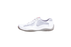 PRADA SNEAKER AMERICA'S CUP BIKER WHITE ARGENTO - 40 BR