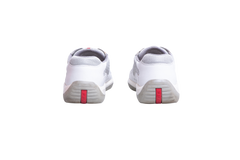 PRADA SNEAKER AMERICA'S CUP BIKER WHITE ARGENTO - 40 BR