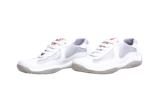 PRADA SNEAKER AMERICA'S CUP BIKER WHITE ARGENTO - 40 BR