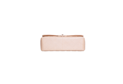 CHANEL CLASSIC DOUBLE FLAP CAVIAR JUMBO PEARLY BEIGE