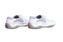 PRADA SNEAKER AMERICA'S CUP BIKER WHITE ARGENTO - 40 BR