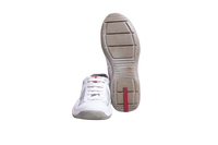 PRADA SNEAKER AMERICA'S CUP BIKER WHITE ARGENTO - 40 BR