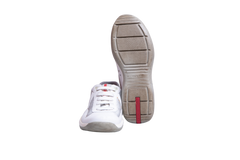 PRADA SNEAKER AMERICA'S CUP BIKER WHITE ARGENTO - 40 BR