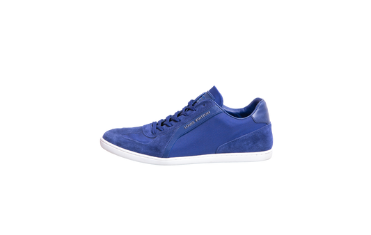 LV SNEAKER TRAINERS LOW TOP SUEDE AND CANVAS NAVY - 39 BR