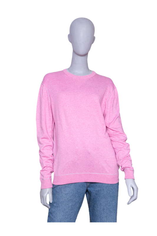 ZEGNA SPORT SWEATER CREW-NECK PINK