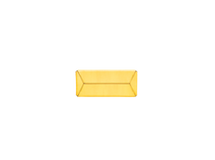 FENDI VERTICAL BOX YELLOW VITELLO LEATHER
