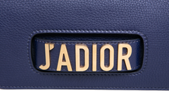 DIOR J'ADIOR CHAIN CALFSKIN NAVY BLUE