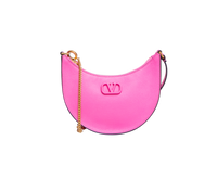 VALENTINO VLOGO SIGNATURE MINI HOBO PINK