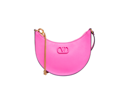 VALENTINO VLOGO SIGNATURE MINI HOBO PINK
