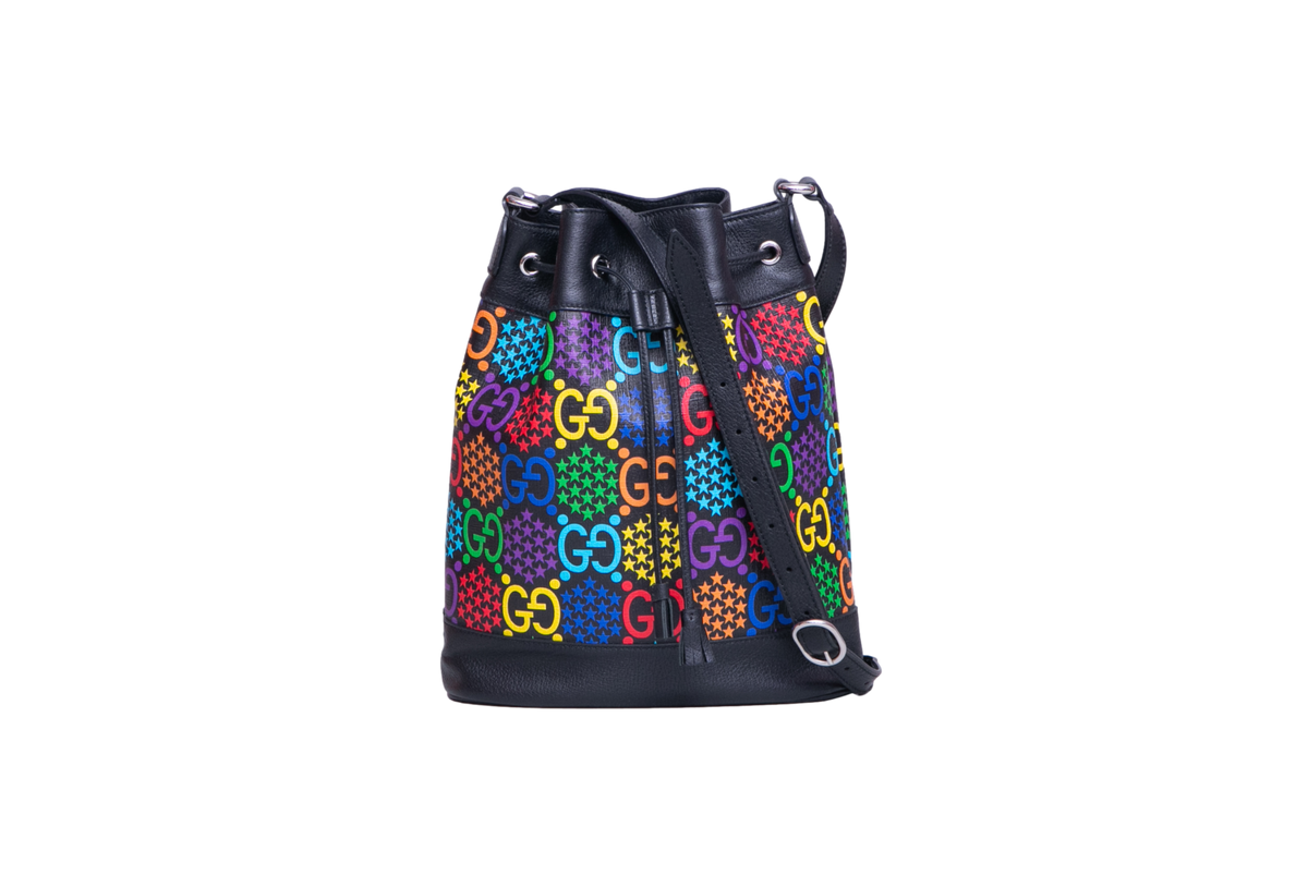 GUCCI GG PSYCHEDELIC BUCKET BLACK/MULTICOLORED