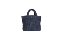PRADA SMALL CROCHETED TOTE BAG BLACK