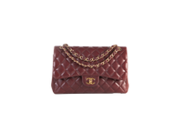 CHANEL JUMBO DOUBLE FLAP BURGUNDY