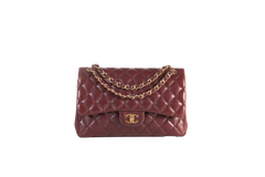 CHANEL JUMBO DOUBLE FLAP BURGUNDY