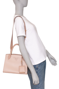 PRADA MONOCHROME TOTE SMALL SAFFIANO CIPRIA