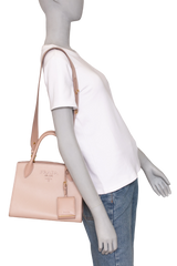PRADA MONOCHROME TOTE SMALL SAFFIANO CIPRIA