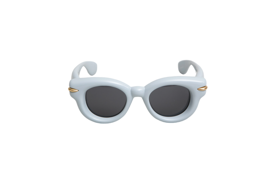 LOEWE INFLATED ROUND-FRAME BABY BLUE