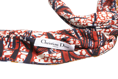 DIOR HEAD WRAP AFRICAN PRINT COTTON